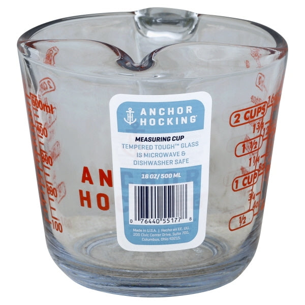 Anchor hooking measuring cup 2 cups