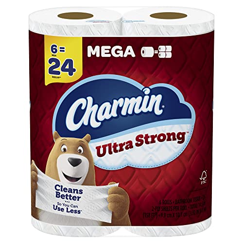 Charmin toilet paper 6=24 red