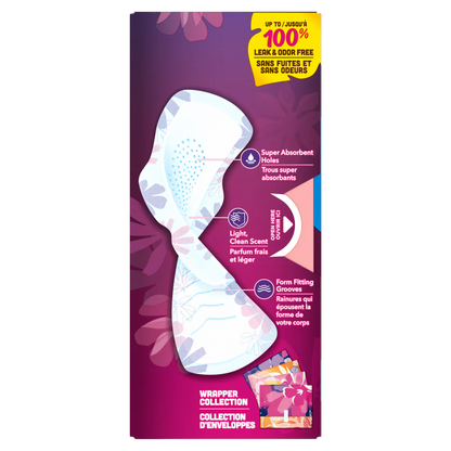 Always Radiant with FlexFoam Pads Size 3 Extra Heavy with Wings Unscented - 22ct