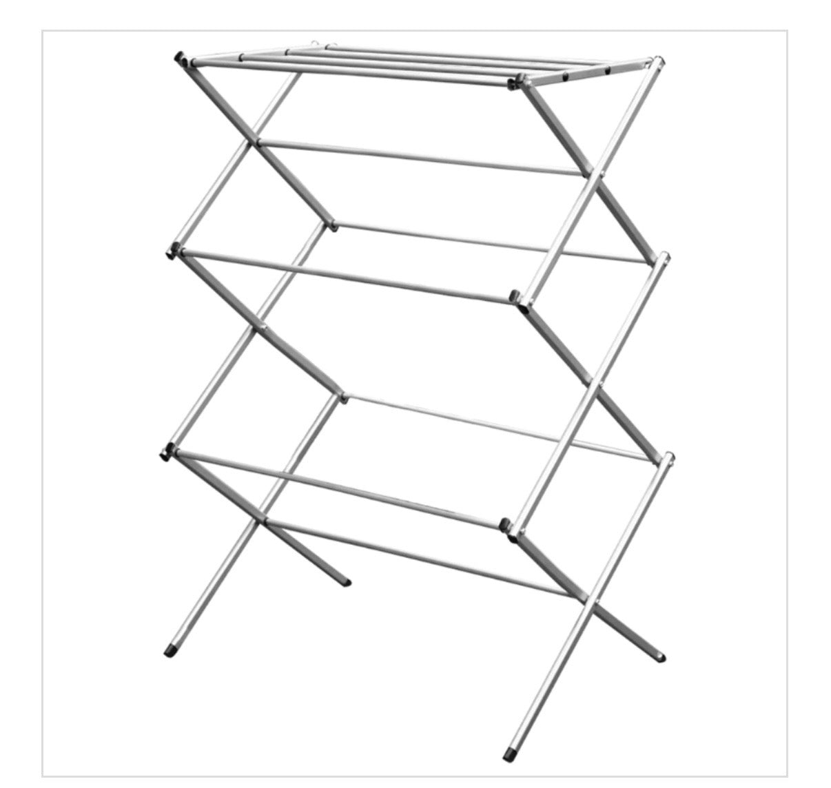 DRYING RACK-10 DOWEL/22′-43″H- STEEL