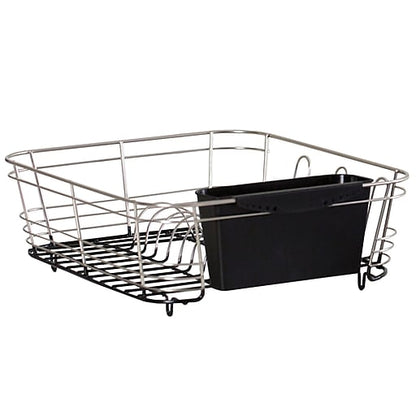 2-Piece Dish Drainer Black