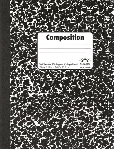 Composotion Book 100sh Col/Rul