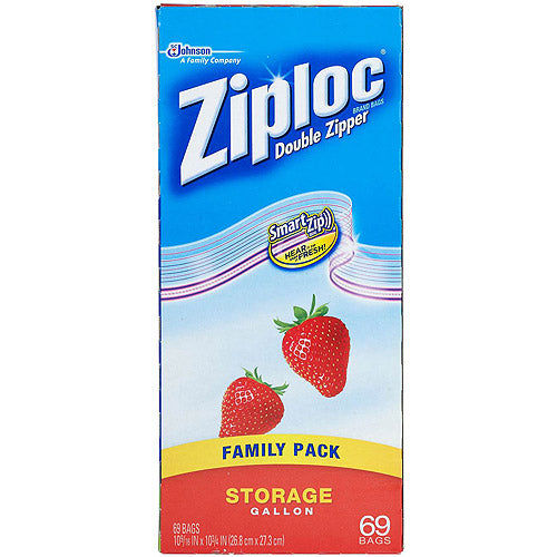 Ziploc Storage Bags 69pc