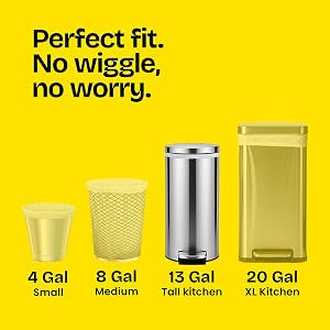 Glad Tall Kitchen Drawstring Trash Bags - Odorshield 13 Gallon White Trash Bag, Febreze Fresh Clean, 110 Count