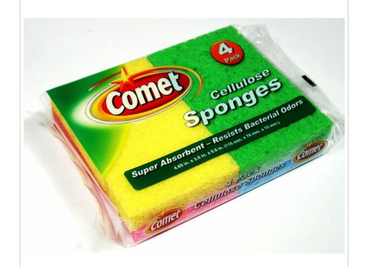 Comet Sponges 4 pack