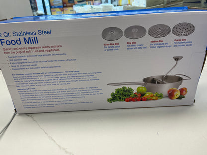 2Qt SS Food Mill