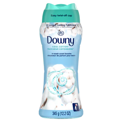 Downy In-Wash Laundry Scent Booster Bead Cool Cotton - 12.2oz