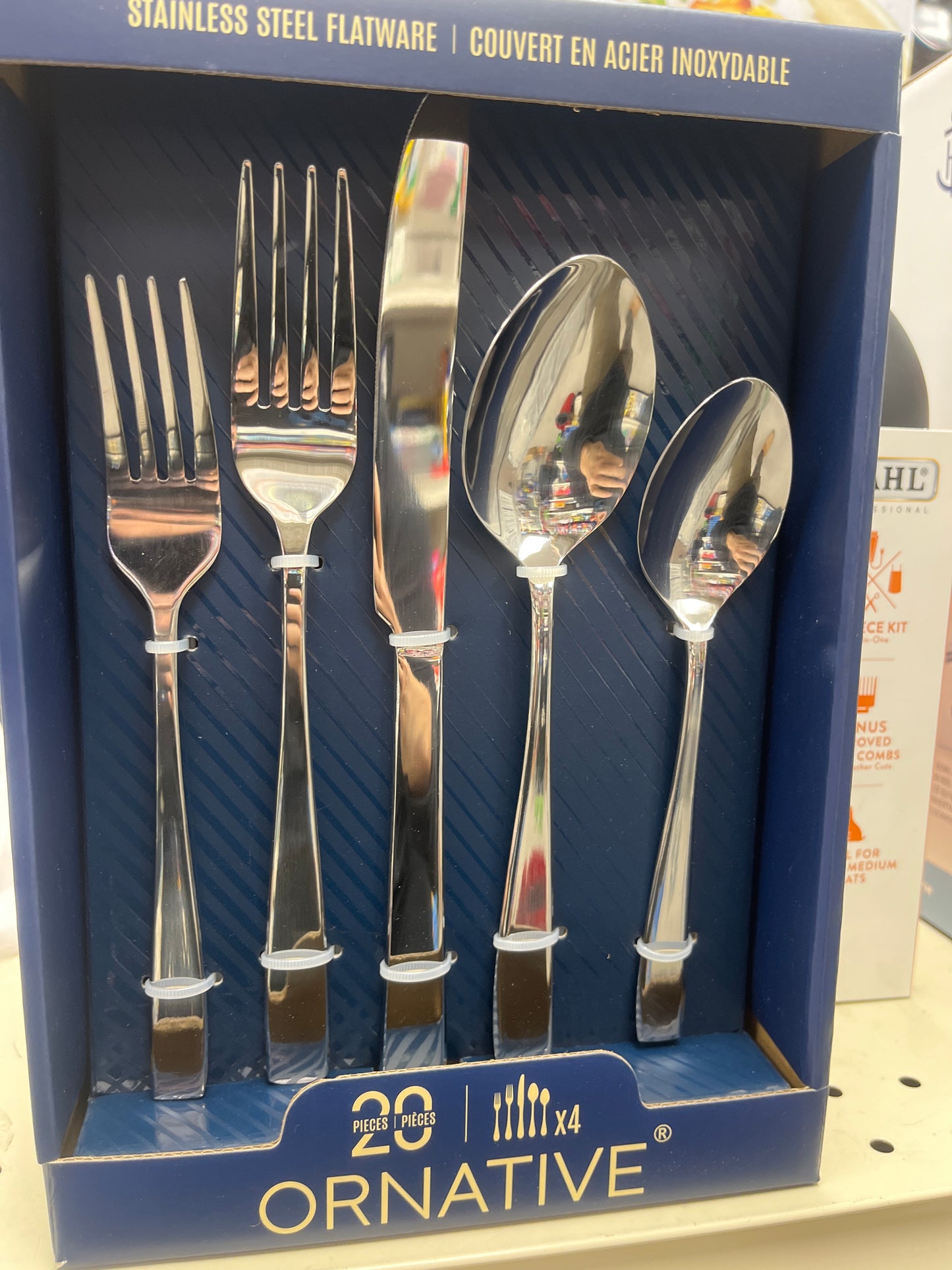 Stainless steel flatware 20 piece
