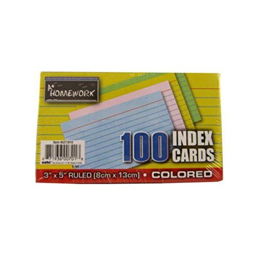 Ruled Index Cards 3"x5"