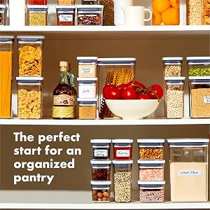 OXO Good Grips POP Airtight Food Storage Containers for Pantry, 5-Piece Set