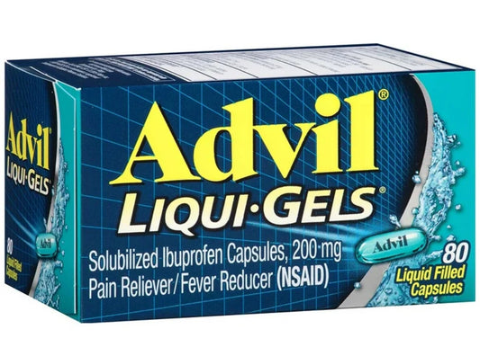 Advil liquid gels 80 liquid capsules