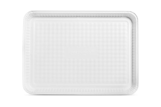 Aluminum cookie Sheet pans with parchment paper built-in 5 pack ￼