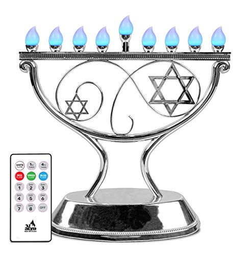 LED  Hanukkah menorah