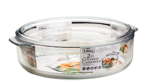 LIBBEY 3.2qt Glass CASSEROLE 3L