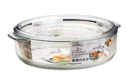 LIBBEY 3.2qt Glass CASSEROLE 3L