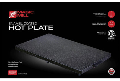 Magic MiLL Enamel coated, Hot Plate 30”x18 XL