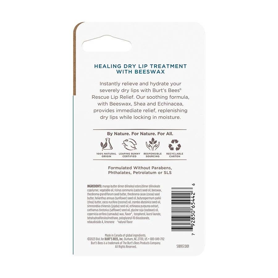 Rescue Lip Relief With Vitamin E 0.35 oz. Blister Box