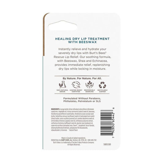 Rescue Lip Relief With Vitamin E 0.35 oz. Blister Box