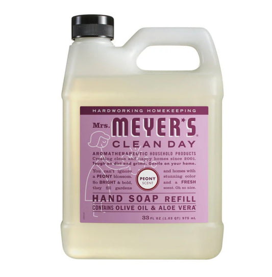 Mrs. Meyers hand soap, refill PEONY scent