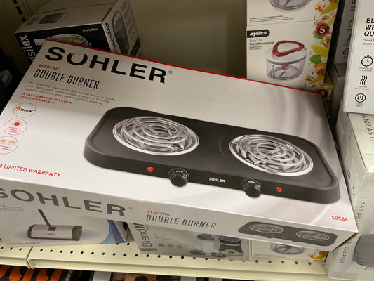 Sohler electric double burner