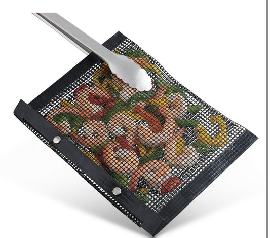 Reusable nonstick BBQ grill bag￼