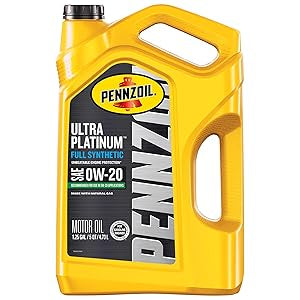 Pennzoil Ultra Platinum Full Synthetic 5W-30 Motor Oil, 5 Quart