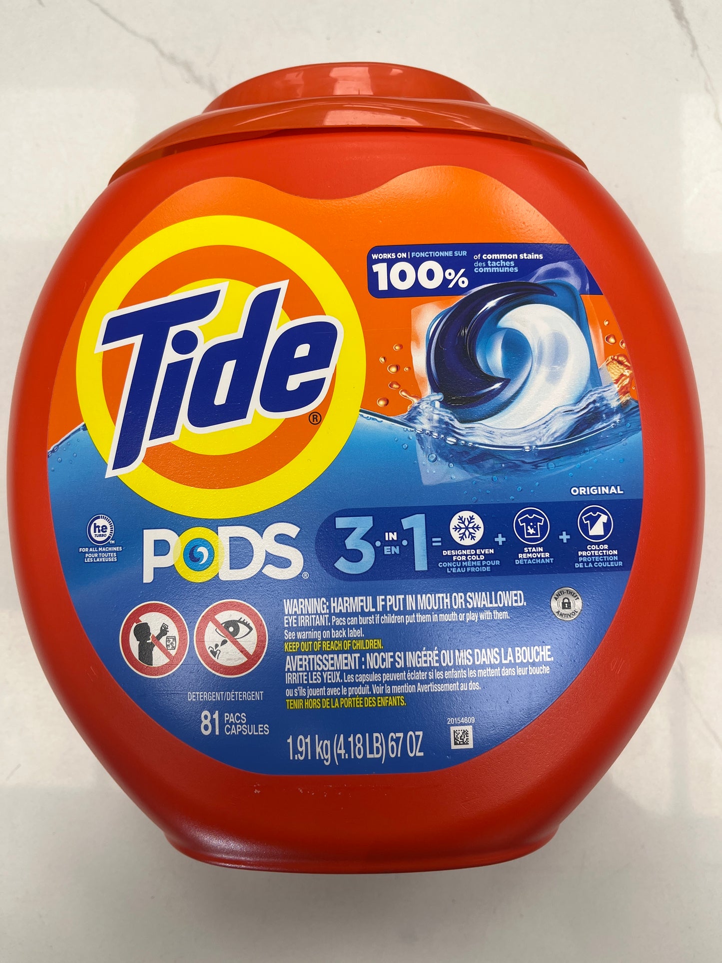 Tide Pods original 81 pacs