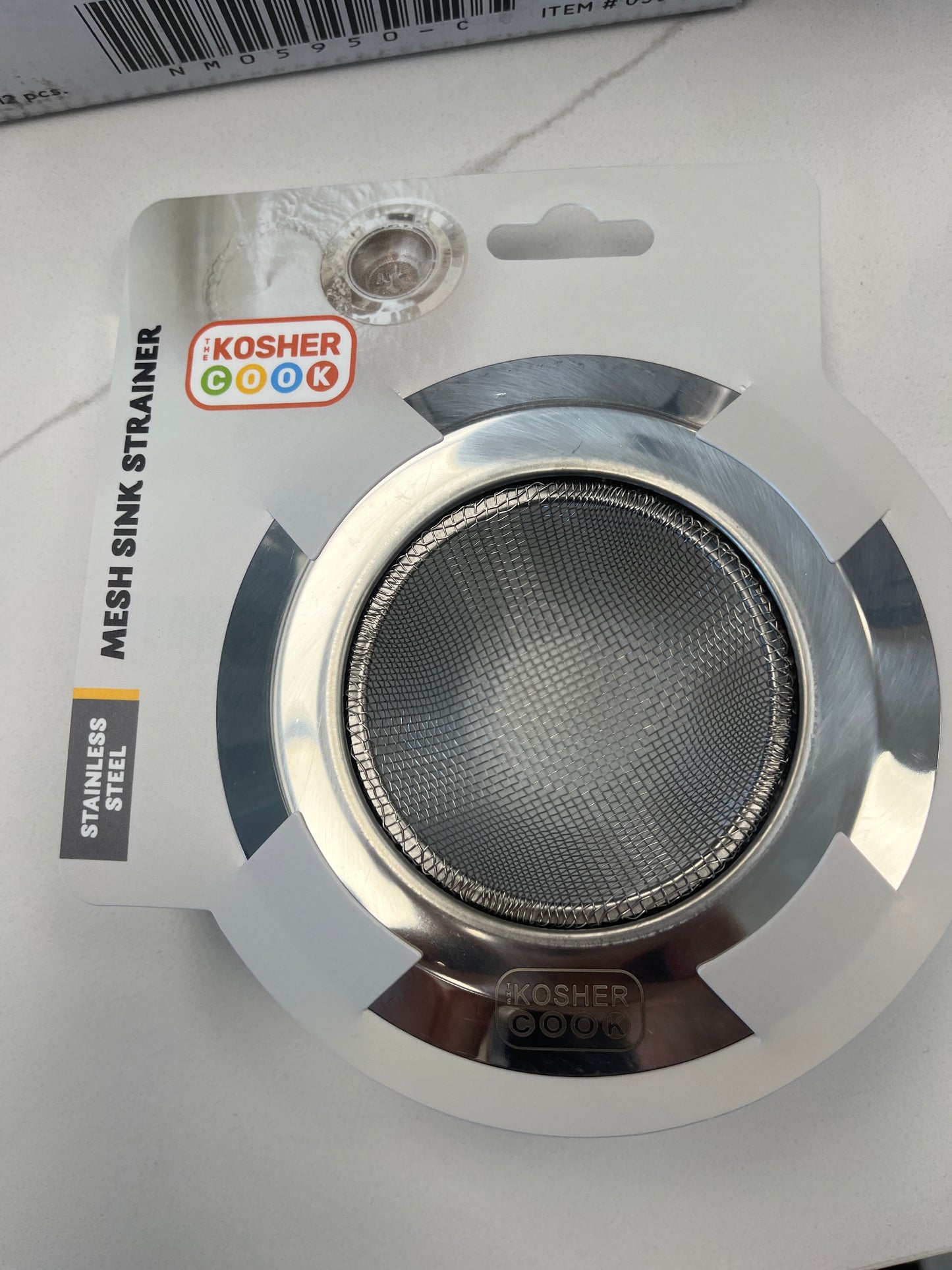 Mesh Stainless Sink Srainer silver
