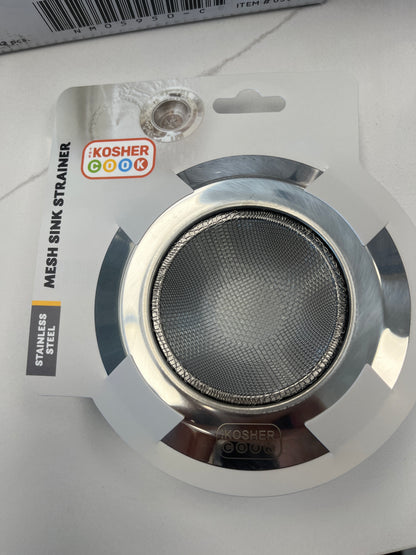 Mesh Stainless Sink Srainer silver
