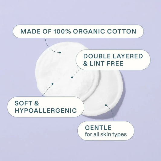 Cotton rounds 100 count 100% gotten organic