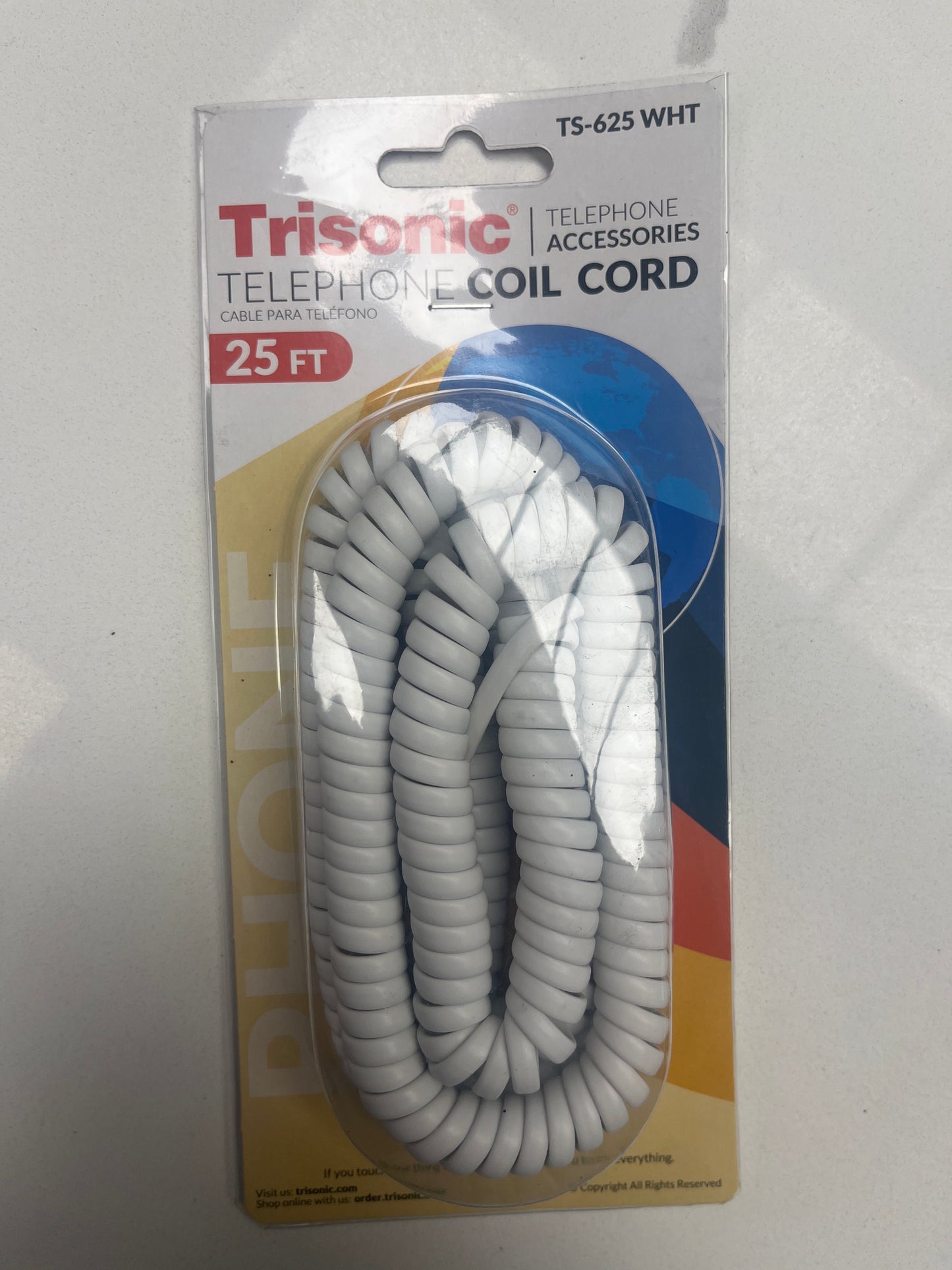 25ft phone cord coil