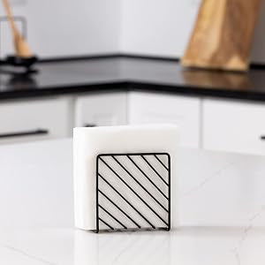 Napkin Holder Modern Black Metal Paper Napkin Dispenser