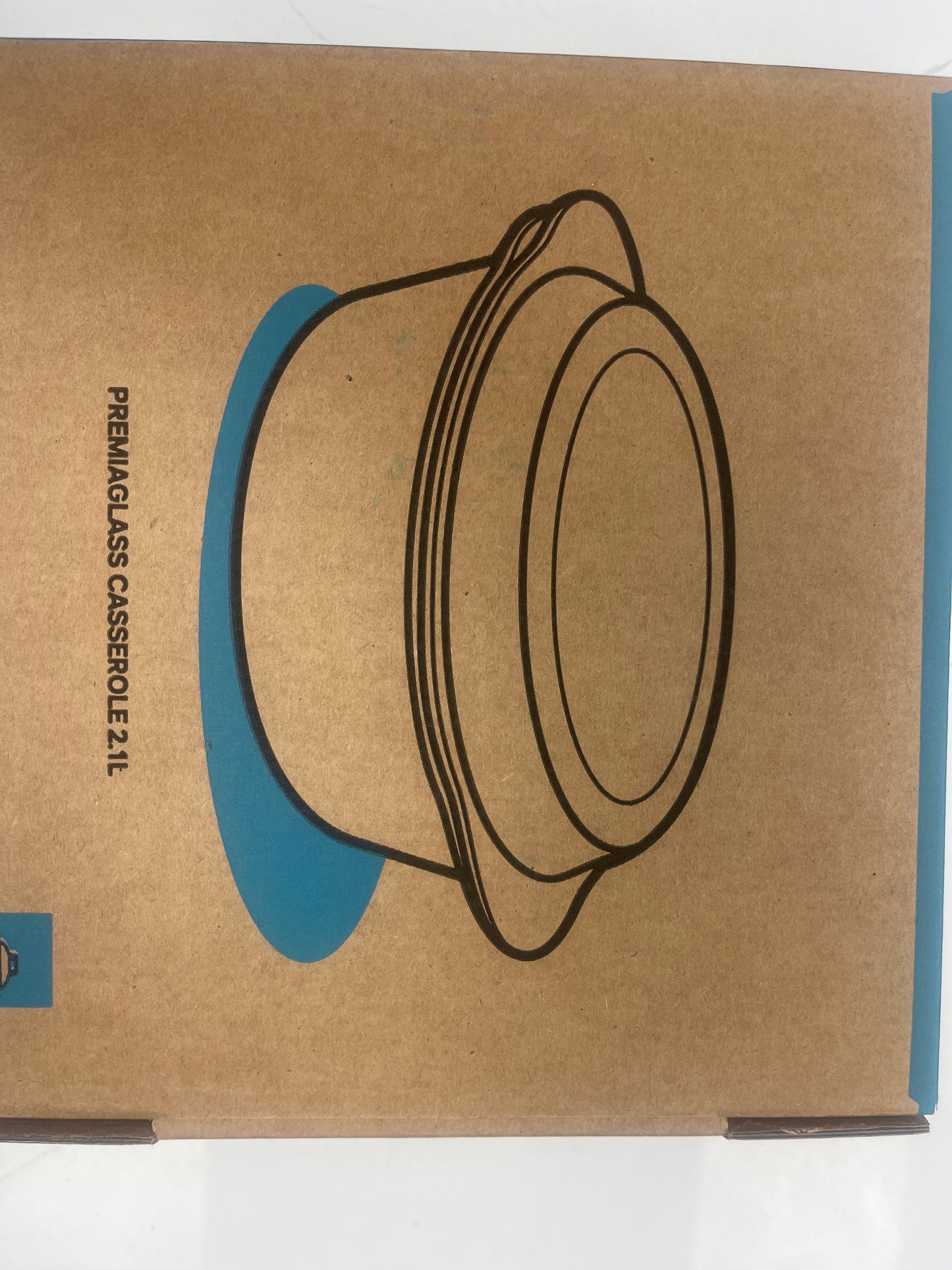 Glass casserole 2.1 L