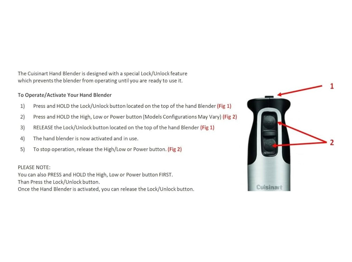 Cuisinart smart stick immersion blender (gray)