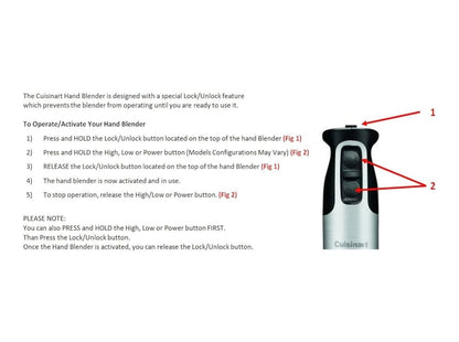 Cuisinart smart stick immersion blender (gray)