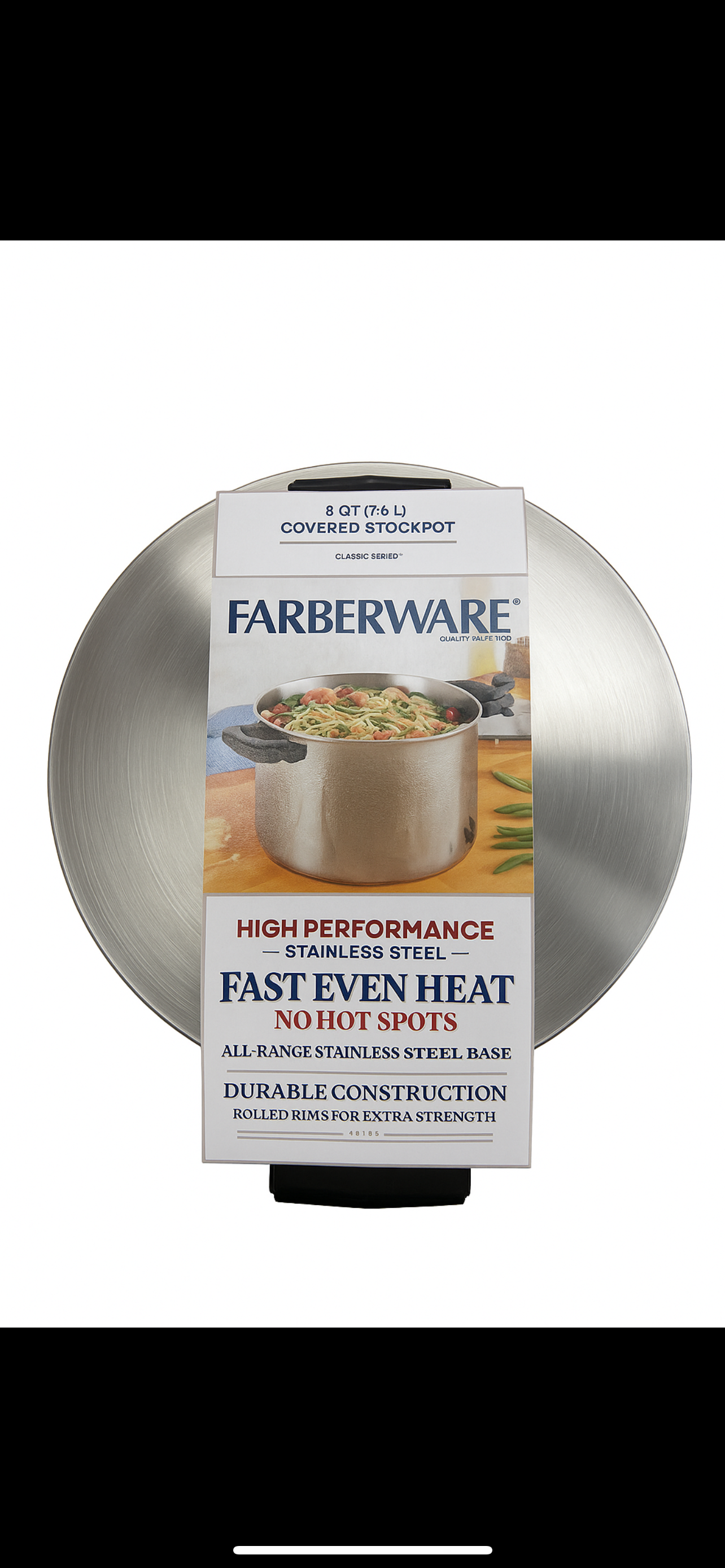 Farberware 8Q  stainless steel pot