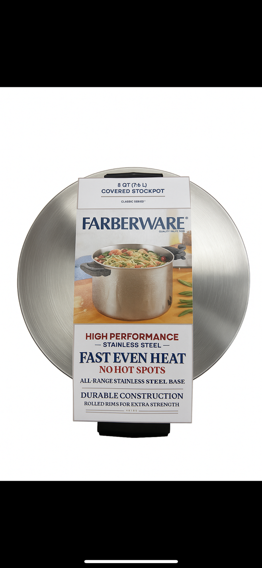 Farberware 8Q  stainless steel pot