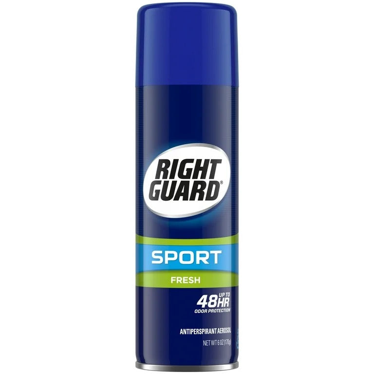 Right guard sport sprayed deodorant