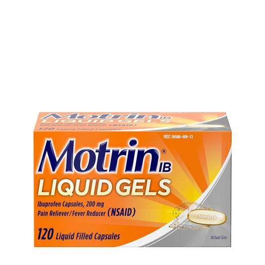Motrin Liquid Gels 120 count