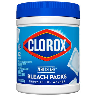 Clorox Control Bleach Packs Regular Laundry Packs - 12ct