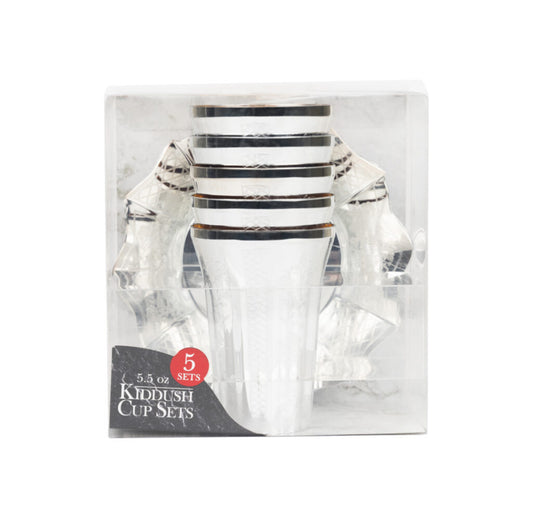Kiddush.Cup 5.5 oz 5 sets