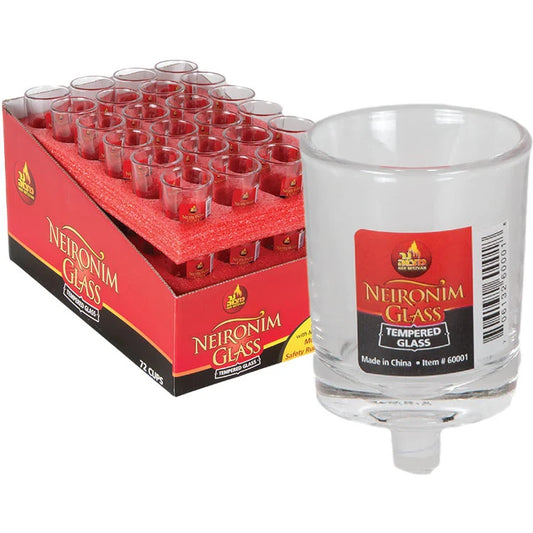 Ner Mitzvah 144x Neironim Glass