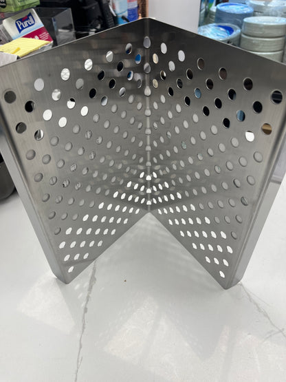 Stainless steel grill tent