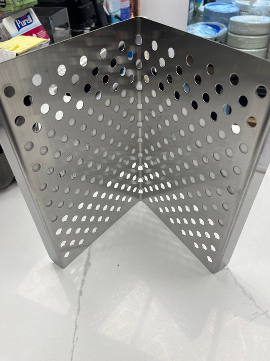 Stainless steel grill tent