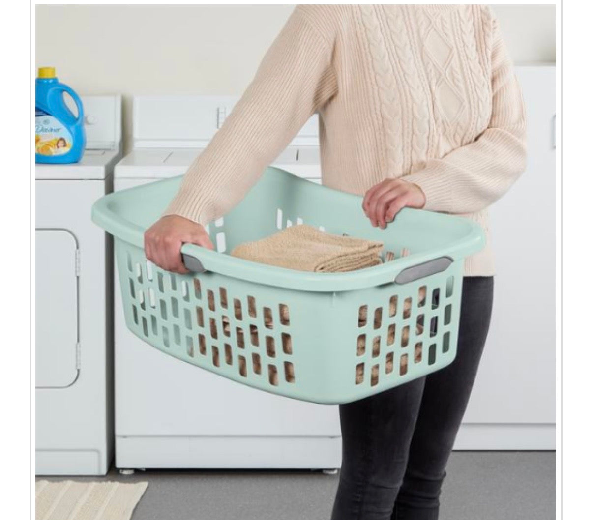 LAUNDRY BASKET-HIPHUG-1.5 bushel MINT