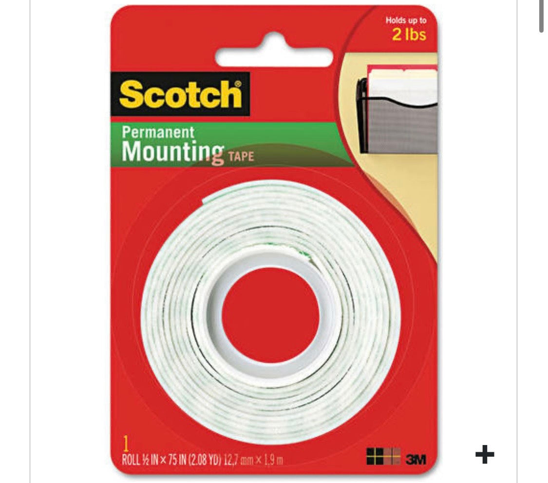 MOUNTING TAPE-3M- HEAVY DUTY – 1/2″x 75″
$2.40