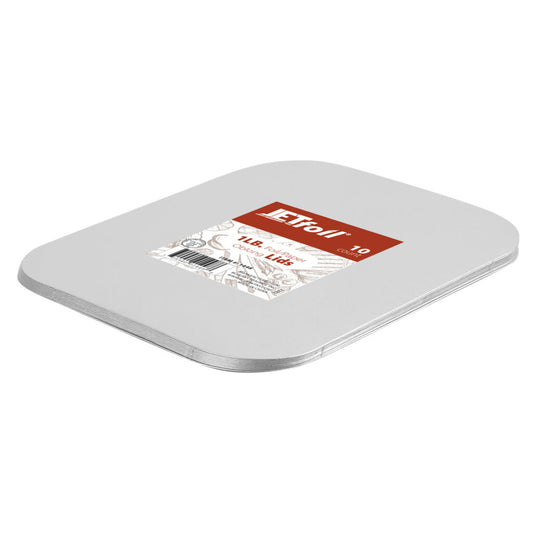 Foil/Paper Oblong Lids 1lb.