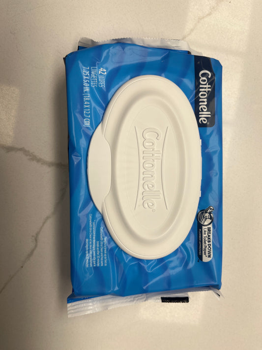 Cottonelle.Flusheble.Wipes.42p