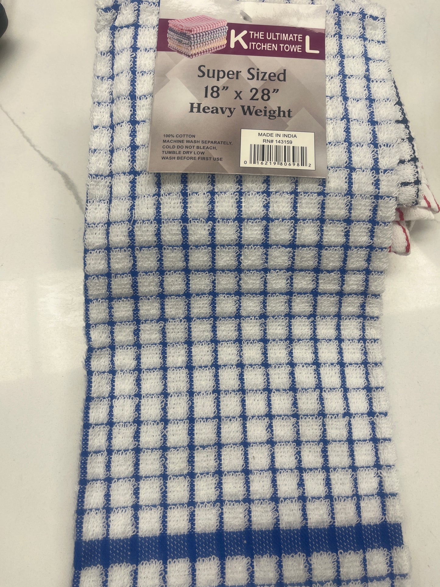 Kitchen Towel checkered 18x28 all colors