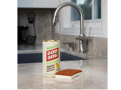 BON AMI Powder Cleanser for Kitchens & Bathrooms - All Types of Surfaces, Cleans Grime & Dirt, Polishes Surfaces, Absorbs Odors
